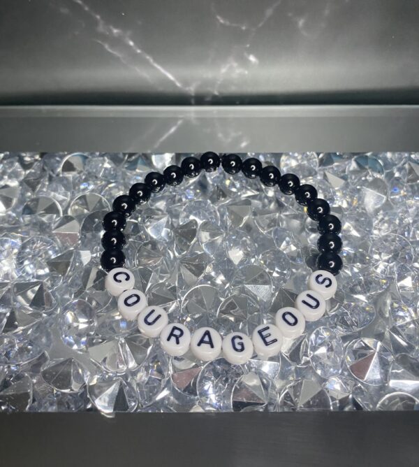 Courageous Letter Gemstone Bracelet - Image 4