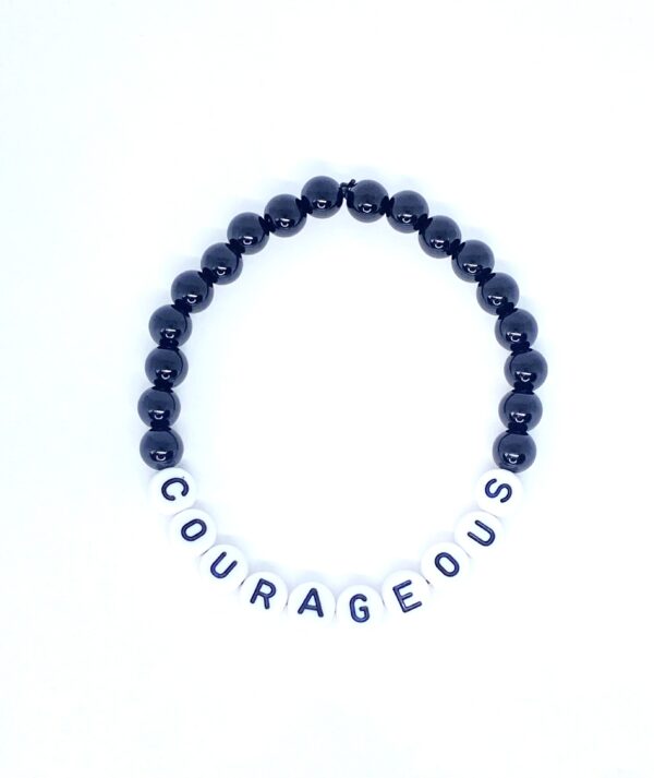 Courageous Letter Gemstone Bracelet - Image 2