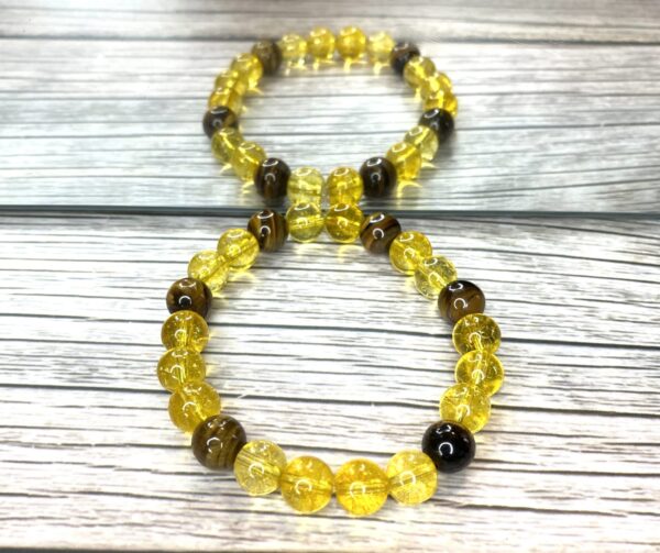 Citrine Tiger Eye Gemstone Bracelet