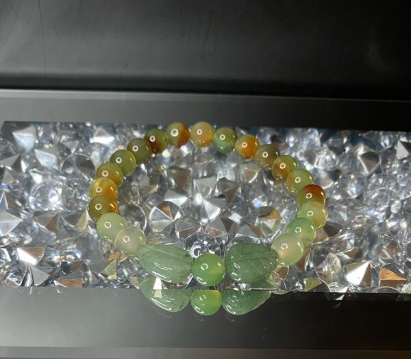 Peacock Agate Gemstone Bracelet - Image 3