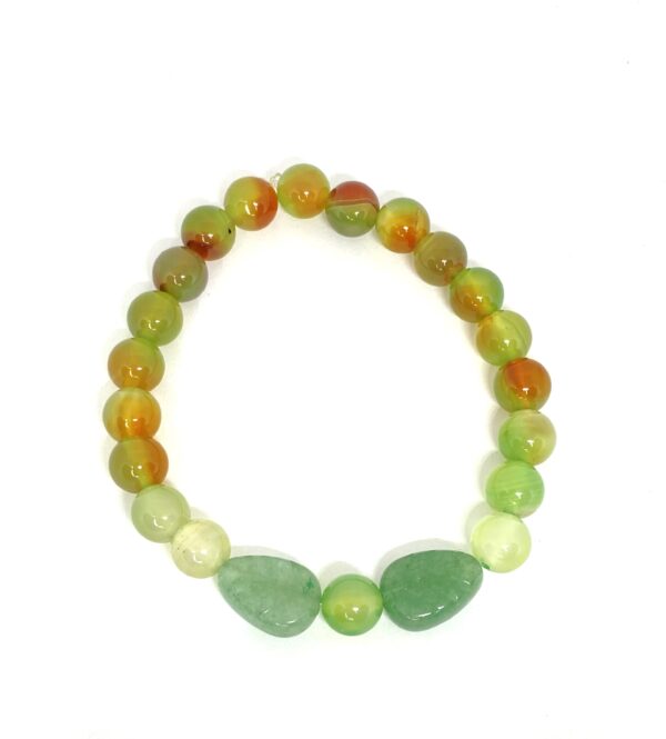 Peacock Agate Gemstone Bracelet - Image 2