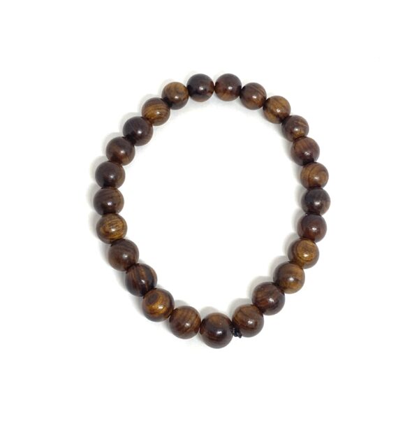 Wooded Bead Bracelet - Image 2
