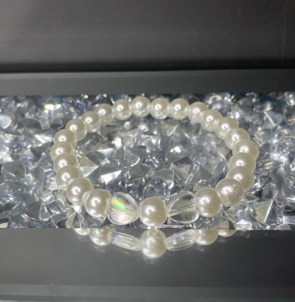 Pearl Heart Bracelet - Image 3