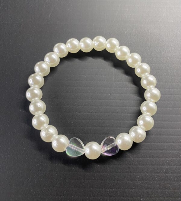 Pearl Heart Bracelet - Image 2